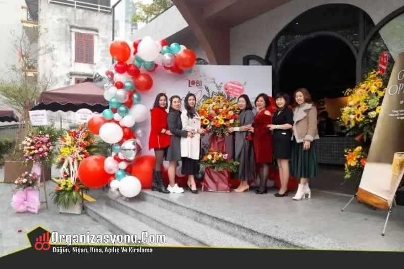 Adalar Açılış Organizasyonu Süslemeleri